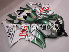 Carénage ABS injecté Yamaha YZF-R6 2008-2016 - FIAT - ArmyGreen Blanc - MFS3887