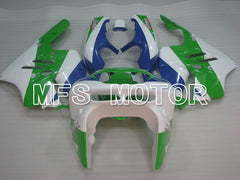 Kawasaki NINJA ZX9R 1994-1997 ABS-Verkleidung - Factory Style - Blau Grün Weiß - MFS3892