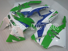 Kawasaki NINJA ZX9R 1994-1997 ABS-Verkleidung - Factory Style - Blau Grün Weiß - MFS3892