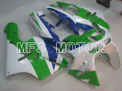 Kawasaki NINJA ZX9R 1994-1997 ABS-Verkleidung - Factory Style - Blau Grün Weiß - MFS3892
