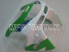 Kawasaki NINJA ZX9R 1994-1997 ABS-Verkleidung - Factory Style - Blau Grün Weiß - MFS3892