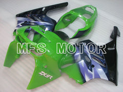 Kawasaki NINJA ZX9R 1994-1997 ABS-Verkleidung - Factory Style - Blau Grün Lila - MFS3895