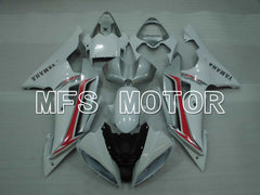 Carénage ABS injecté Yamaha YZF-R6 2008-2016 - Style usine - Blanc - MFS3896