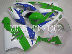 Kawasaki NINJA ZX9R 1994-1997 ABS-Verkleidung - Factory Style - Blau Grün Weiß - MFS3897
