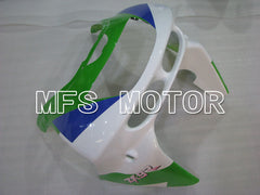 Kawasaki NINJA ZX9R 1994-1997 ABS-Verkleidung - Factory Style - Blau Grün Weiß - MFS3897