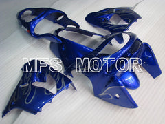 Kawasaki NINJA ZX9R 1998-1999 ABS verkleidung - Flamme - Blau Weiß - MFS3909