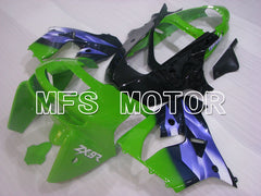 Kawasaki NINJA ZX9R 1998-1999 ABS-Verkleidung - Factory Style - Lila Grün Schwarz - MFS3926