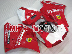 Ducati 748 / 998 / 996 1994-2002 Injection ABS verkleidung - Performance - Rot Weiß - MFS3956