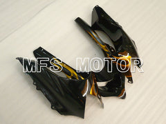 Carénage ABS injecté Kawasaki NINJA ZX10R 2004-2005 - Flamme - Noir Or - MFS3957