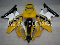 Yamaha YZF-R6 2008-2016 Injection ABS Fairing - Factory Style - White Yellow - MFS3964