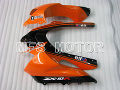 Carénage ABS injecté Kawasaki NINJA ZX10R 2004-2005 - Monster - Noir Orange - MFS3969