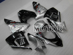 Carénage ABS injecté Kawasaki NINJA ZX10R 2004-2005 - Monster - Noir Argent - MFS3974