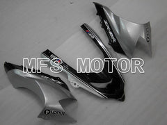 Carénage ABS injecté Kawasaki NINJA ZX10R 2004-2005 - Monster - Noir Argent - MFS3974