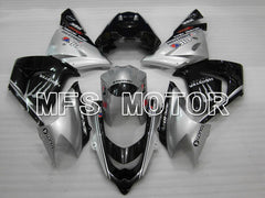 Carénage ABS injecté Kawasaki NINJA ZX10R 2004-2005 - Monster - Noir Argent - MFS3974