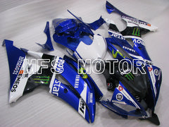 Carénage ABS injecté Yamaha YZF-R6 2008-2016 - Monster - Bleu Noir - MFS3975