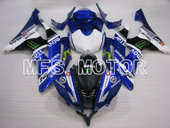Carénage ABS injecté Yamaha YZF-R6 2008-2016 - Monster - Bleu Noir - MFS3975