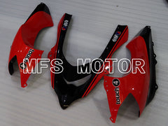 Carénage ABS injecté Kawasaki NINJA ZX10R 2004-2005 - Monster - Noir Rouge - MFS3982