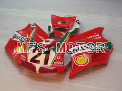 Ducati 916 1994-1998 Injection ABS verkleidung - INFO STRADA - Rot - MFS4006