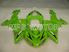 Kawasaki NINJA ZX10R 2006-2007 Injection ABS Fairing - Factory Style - Green - MFS4019