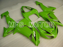 Kawasaki NINJA ZX10R 2006-2007 Injection ABS Fairing - Factory Style - Green - MFS4019
