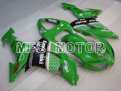 Kawasaki NINJA ZX10R 2006-2007 Injection ABS verkleidung - Factory Style - Schwarz Grün - MFS4022