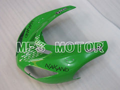 Kawasaki NINJA ZX10R 2006-2007 Injection ABS verkleidung - Factory Style - Schwarz Grün - MFS4022