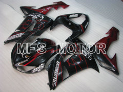 Kawasaki NINJA ZX10R 2006-2007 Injection ABS verkleidung - Corona - Schwarz Rot - MFS4023