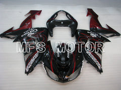 Kawasaki NINJA ZX10R 2006-2007 Injection ABS verkleidung - Corona - Schwarz Rot - MFS4023