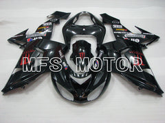 Kawasaki NINJA ZX10R 2006-2007 Injection ABS verkleidung - Monster - Schwarz - MFS4025