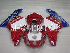 Ducati 749 / 999 2003-2004 Injection ABS Fairing - Others - Red wine color White - MFS4028