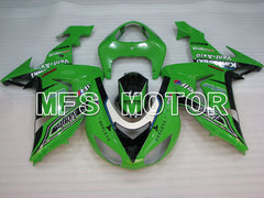 Kawasaki NINJA ZX10R 2006-2007 Injection ABS verkleidung - anderen - Schwarz Grün - MFS4029