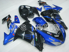 Kawasaki NINJA ZX10R 2006-2007 Injection ABS verkleidung - Monster - Schwarz Blau - MFS4031