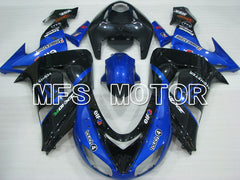 Kawasaki NINJA ZX10R 2006-2007 Injection ABS verkleidung - Monster - Schwarz Blau - MFS4031