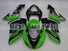 Kawasaki NINJA ZX10R 2006-2007 Injection ABS verkleidung - Monster - Schwarz Grün - MFS4034
