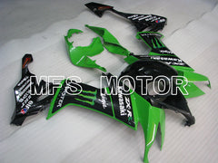 Kawasaki NINJA ZX10R 2008-2010 Injection ABS verkleidung - Monster - Schwarz Grün - MFS4045