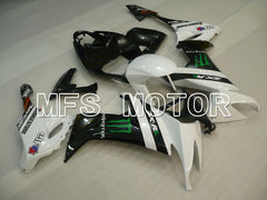 Kawasaki NINJA ZX10R 2008-2010 Injection ABS verkleidung - Monster - Schwarz Weiß - MFS4048