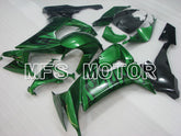 Kawasaki NINJA ZX10R 2008-2010 Injection ABS verkleidung - Flamme - Schwarz Grün - MFS4052