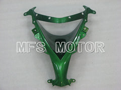 Kawasaki NINJA ZX10R 2008-2010 Injection ABS Fairing - Flame - Black Green - MFS4052