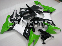 Kawasaki NINJA ZX10R 2008-2010 Injection ABS verkleidung - Factory Style - Schwarz Grün Weiß - MFS4055