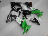 Carénage ABS injecté Kawasaki NINJA ZX10R 2008-2010 - Monster - Noir Vert Blanc - MFS4064