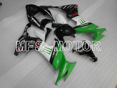 Kawasaki NINJA ZX10R 2008-2010 Injection ABS verkleidung - Monster - Schwarz Grün Weiß - MFS4064