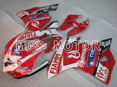 Ducati 1199 2011-2014 Carénage ABS Injection - FIAMM - Rouge Blanc - MFS4066