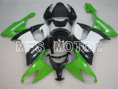 Kawasaki NINJA ZX10R 2008-2010 Injection ABS verkleidung - Factory Style - Schwarz Grün Weiß - MFS4071
