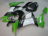 Kawasaki NINJA ZX10R 2008-2010 Injection ABS verkleidung - Factory Style - Schwarz Grün Weiß - MFS4071