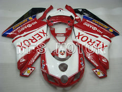 Ducati 749 / 999 2005-2006 Injection ABS Fairing - Xerox - Red White - MFS4072