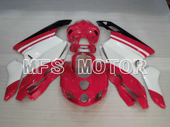 Ducati 749 / 999 2005-2006 Injection ABS Fairing - Factory Style - Red White - MFS4076