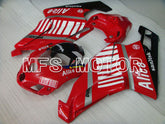 Ducati 749 / 999 2005-2006 Injection ABS verkleidung - Alice - Rot Weiß - MFS4084