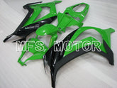 Kawasaki NINJA ZX10R 2011-2015 Injection ABS verkleidung - Factory Style - Schwarz Grün - MFS4085