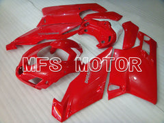 Carénage ABS injecté Ducati 749 / 999 2005-2006 - Style usine - Rouge - MFS4086