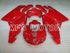 Carénage ABS injecté Ducati 749 / 999 2005-2006 - Style usine - Rouge - MFS4086